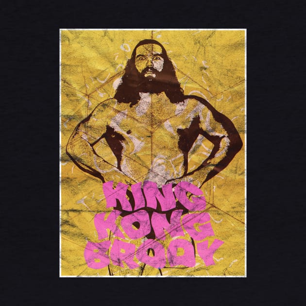 Bruiser Brody Yellow/Pink by SunsetFlipWrestling